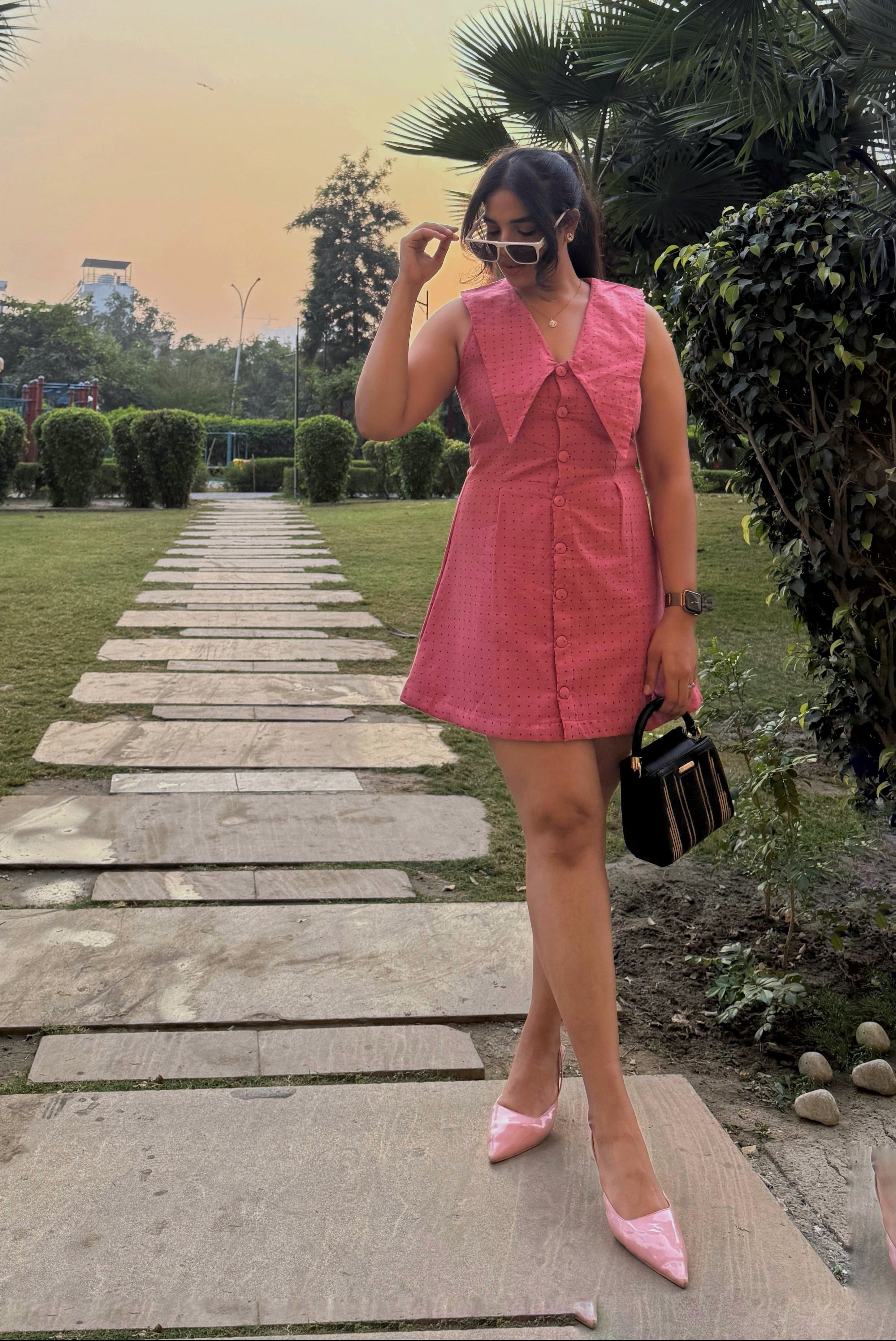 BLUSH BELLE MINI DRESS – Isha Saini Design