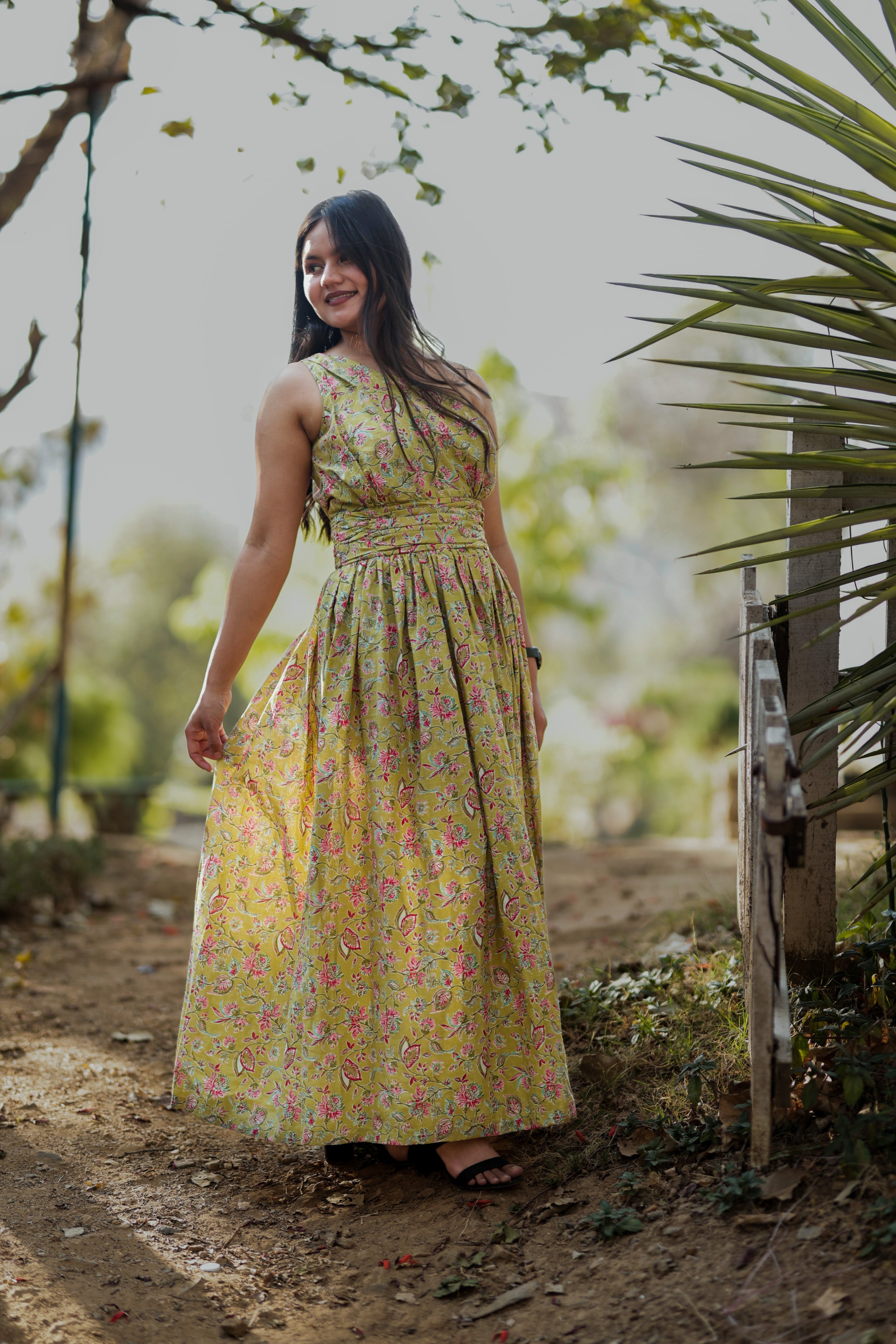 The Pista Bloom DRESS