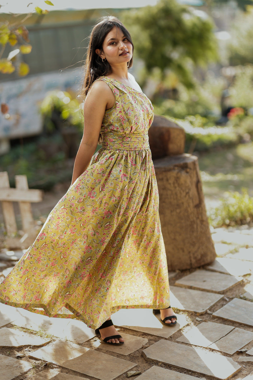 The Pista Bloom DRESS