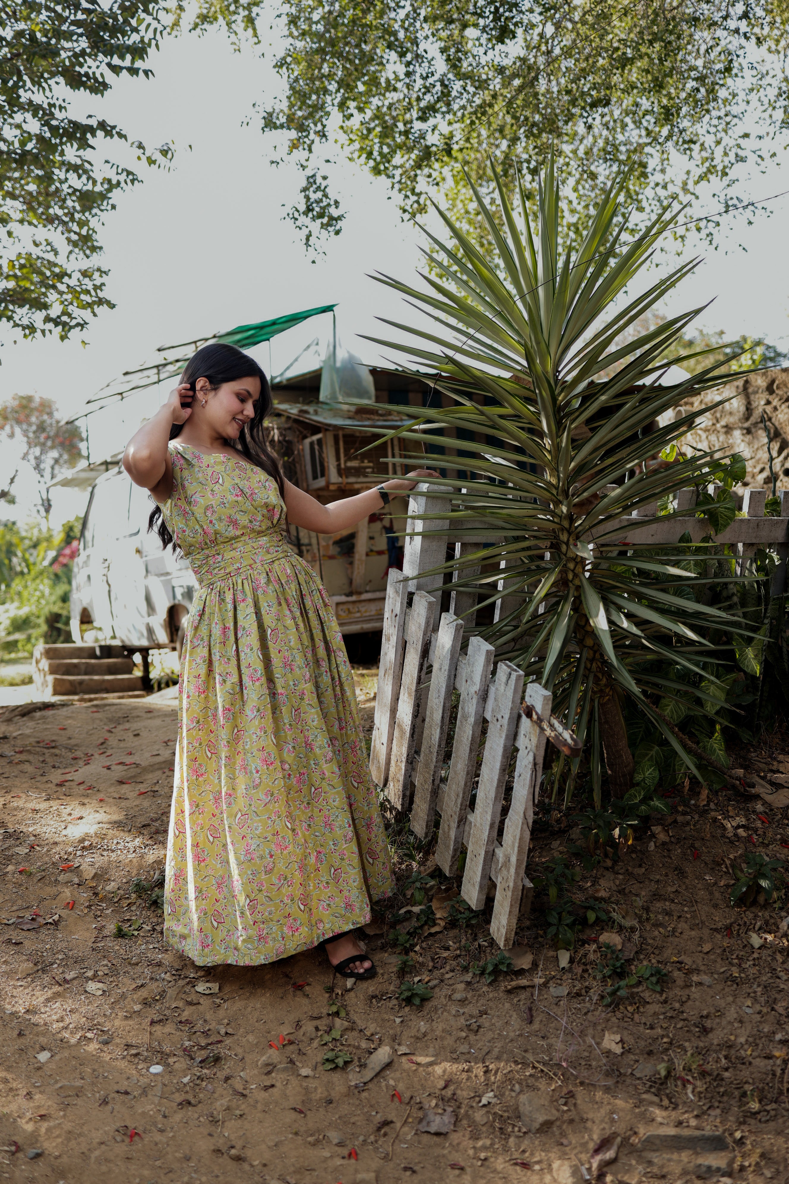 The Pista Bloom DRESS